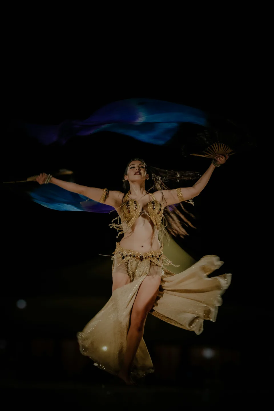Belly dance performance at a Turkish night