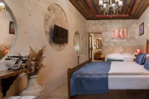 Romantik Çift Kişilik Oda - Oba Cave Hotel