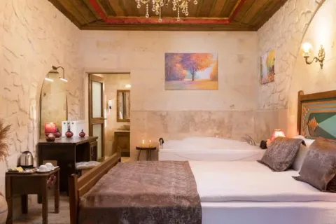 Romantik Çift Kişilik Oda - Oba Cave Hotel