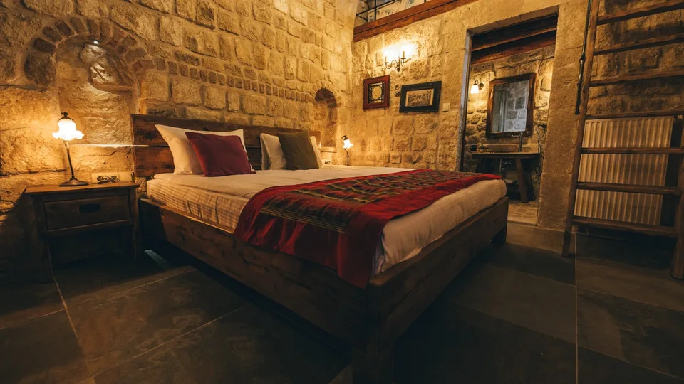 Cappadocia Old Houses – konuk odasının iç görünümü