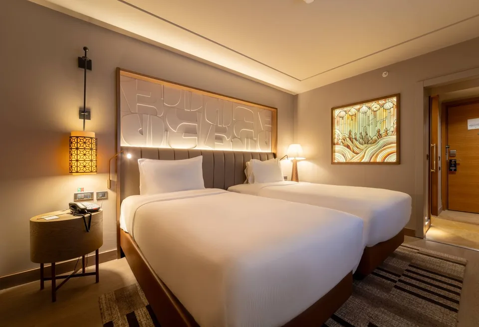 Twin Guest Room, DoubleTree by Hilton Avanos - Cappadocia – odanın iç görünümü