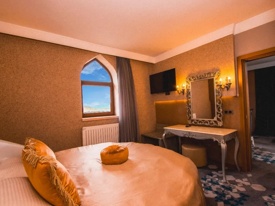 King Suite, Suhan Kapadokya – odanın iç görünümü