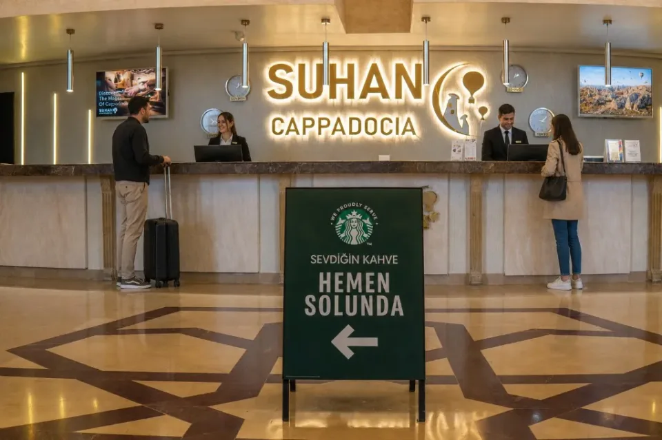 Suhan Kapadokya – reception area