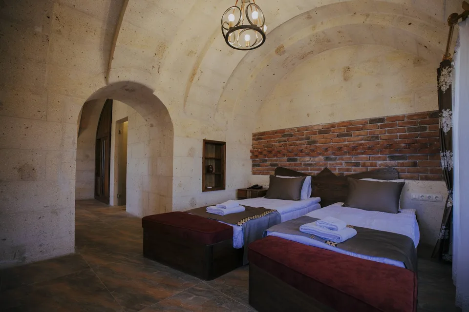Suite Stone Room, Yılkı Cave Suites – odanın iç görünümü