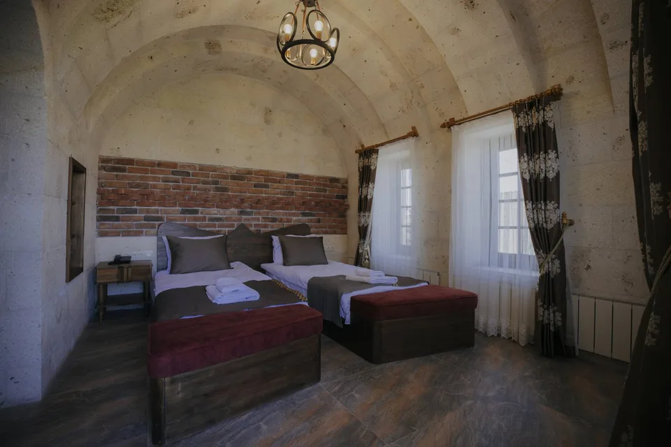 Suite Stone Room, Yılkı Cave Suites – odanın iç görünümü